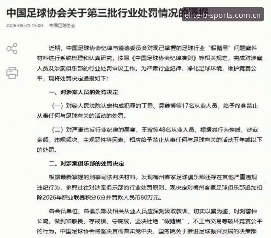 足协禁足名单深度对比：终身禁赛vs五年禁赛，谁在操控中国足球？